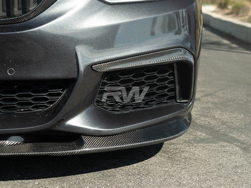 RW Carbon BMW G30 Carbon Fiber Front Brake Duct Trim-Exterior-Silicon Valley Bimmer