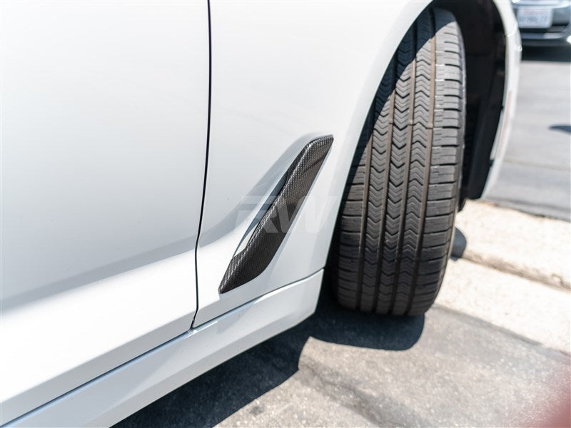 RW Carbon BMW G30 Carbon Fiber Side Vent Cover-Exterior-Silicon Valley Bimmer