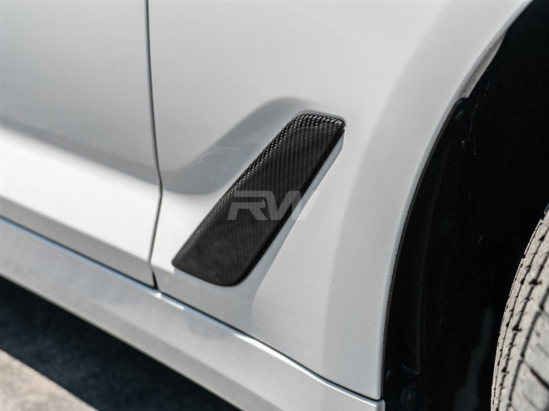 RW Carbon BMW G30 Carbon Fiber Side Vent Cover-Exterior-Silicon Valley Bimmer