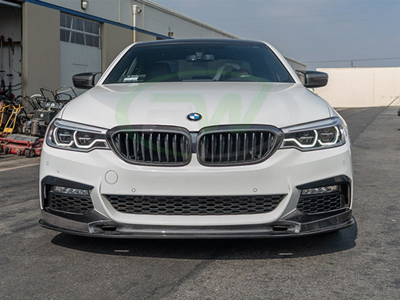 RW Carbon BMW G30 DTM Carbon Fiber Front Lip Spoiler-Exterior-Silicon Valley Bimmer