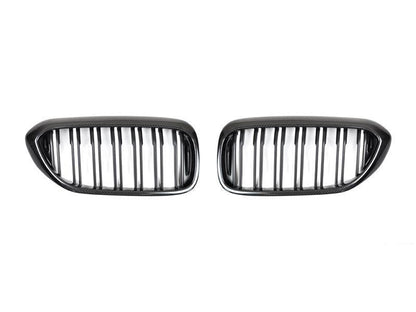 RW Carbon BMW G30 Dual Slat Carbon Fiber Grilles-Exterior-Silicon Valley Bimmer