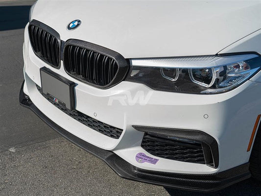 RW Carbon BMW G30 EC Style Carbon Fiber Front Lip-Exterior-Silicon Valley Bimmer