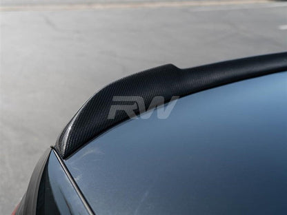 RW Carbon BMW G30 F90 CS Style Carbon Fiber Trunk Spoiler-Exterior-Silicon Valley Bimmer