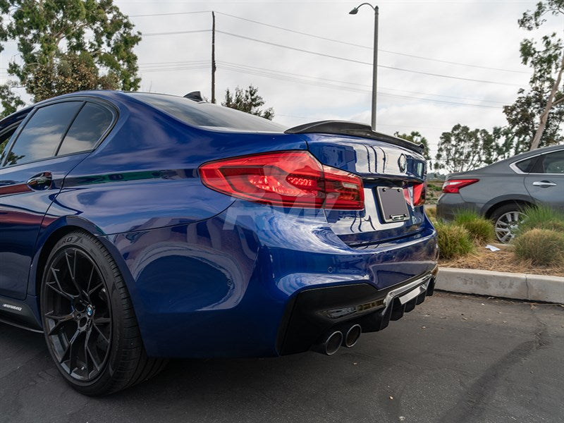 RW Carbon BMW G30 F90 CS Style Carbon Fiber Trunk Spoiler-Exterior-Silicon Valley Bimmer