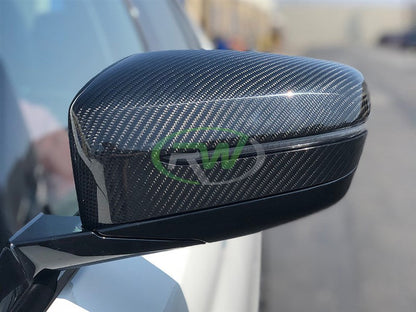 RW Carbon BMW G30 G20 G14 G15 G16 G22 G23 Carbon Fiber Mirror Caps-Exterior-Silicon Valley Bimmer