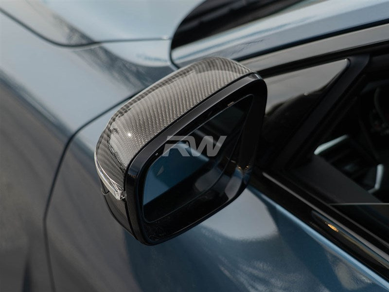 RW Carbon BMW G30 G20 G14 G15 G16 G22 G23 Carbon Fiber Mirror Caps-Exterior-Silicon Valley Bimmer