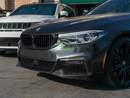 RW Carbon BMW G30 Performance Carbon Fiber Style Splitters-Exterior-Silicon Valley Bimmer