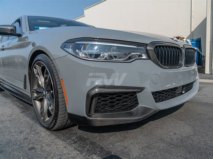 RW Carbon BMW G30 Performance Carbon Fiber Style Splitters-Exterior-Silicon Valley Bimmer
