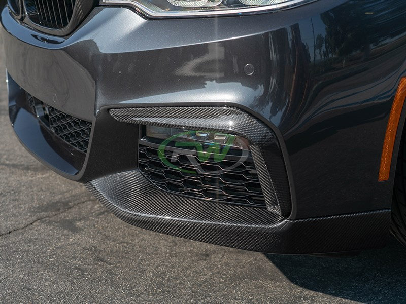 RW Carbon BMW G30 Performance Carbon Fiber Style Splitters-Exterior-Silicon Valley Bimmer
