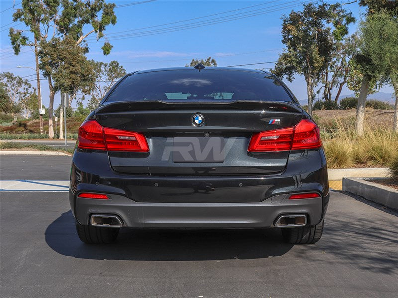 RW Carbon BMW G30/F90 Performance Style CF Trunk Spoiler-Exterior-Silicon Valley Bimmer