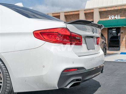 RW Carbon BMW G30/F90 Performance Style CF Trunk Spoiler-Exterior-Silicon Valley Bimmer