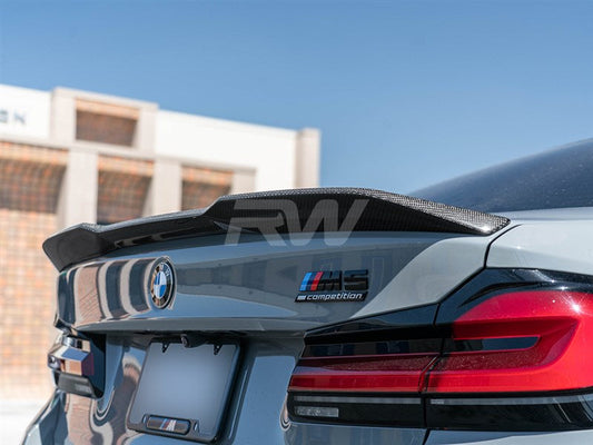 RW Carbon BMW G30/F90 Performance Style CF Trunk Spoiler-Exterior-Silicon Valley Bimmer