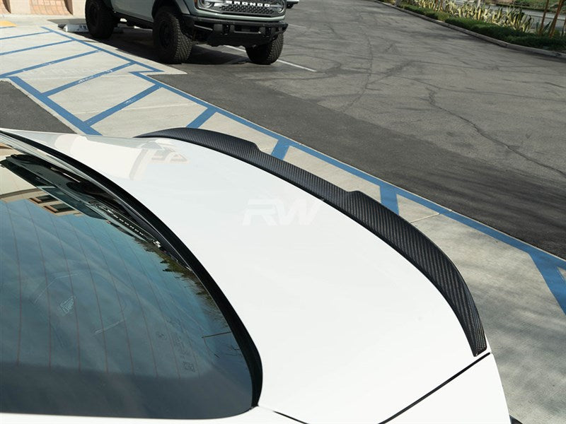RW Carbon BMW G42 G87 M2 DTM Carbon Fiber Trunk Spoiler-Exterior-Silicon Valley Bimmer