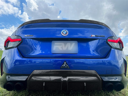 RW Carbon BMW G42 G87 M2 DTM Carbon Fiber Trunk Spoiler-Exterior-Silicon Valley Bimmer