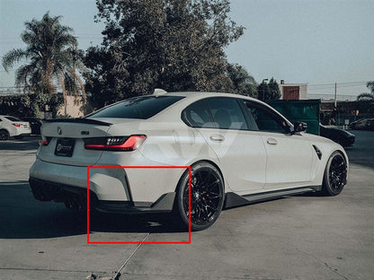 RW Carbon BMW G80 M3 CF Performance Style Diffuser Sides-Exterior-Silicon Valley Bimmer
