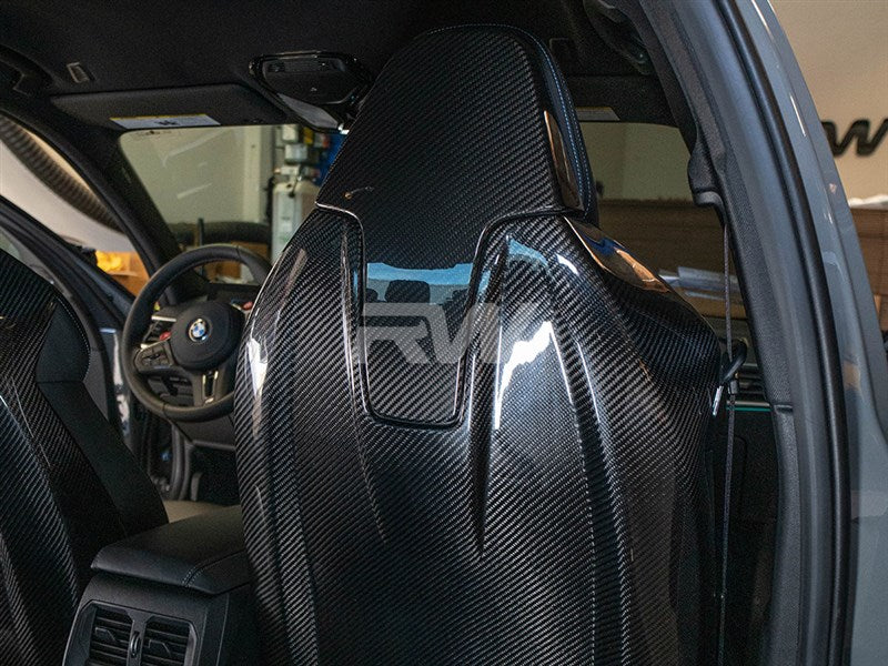 RW Carbon BMW G80 M3 Carbon Fiber Seat Backs-Exterior-Silicon Valley Bimmer