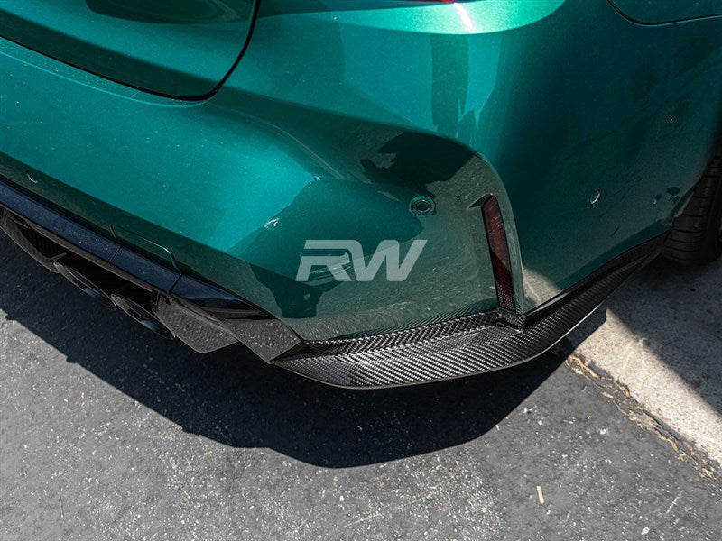RW Carbon BMW G80 M3 OEM Style Carbon Fiber Diffuser-Exterior-Silicon Valley Bimmer