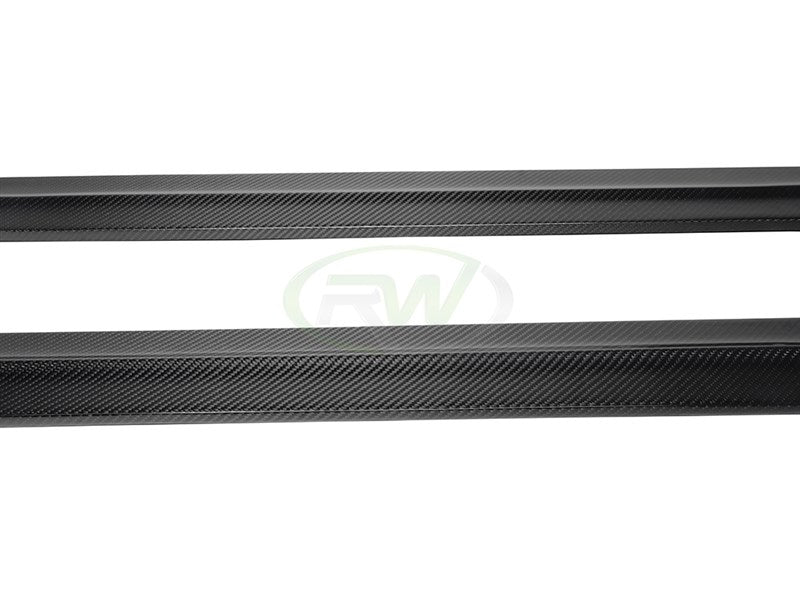 RW Carbon BMW G80 M3 RWS Carbon Fiber Side Skirt Extensions-Exterior-Silicon Valley Bimmer