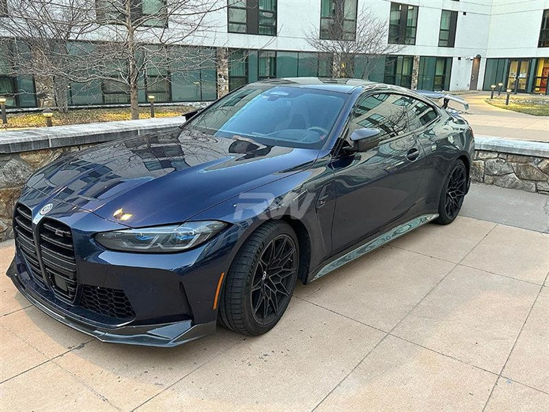 RW Carbon BMW G82/G83 M4 3D Style Carbon Fiber Side Skirts-Exterior-Silicon Valley Bimmer