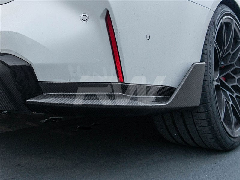 RW Carbon BMW G82/G83 M4 CF Performance Style Diffuser Sides-Exterior-Silicon Valley Bimmer