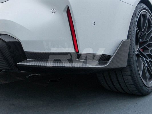 RW Carbon BMW G82/G83 M4 CF Performance Style Diffuser Sides-Exterior-Silicon Valley Bimmer