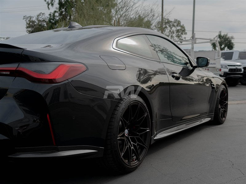 RW Carbon BMW G82/G83 M4 OEM Style Carbon Fiber Side Skirts-Exterior-Silicon Valley Bimmer