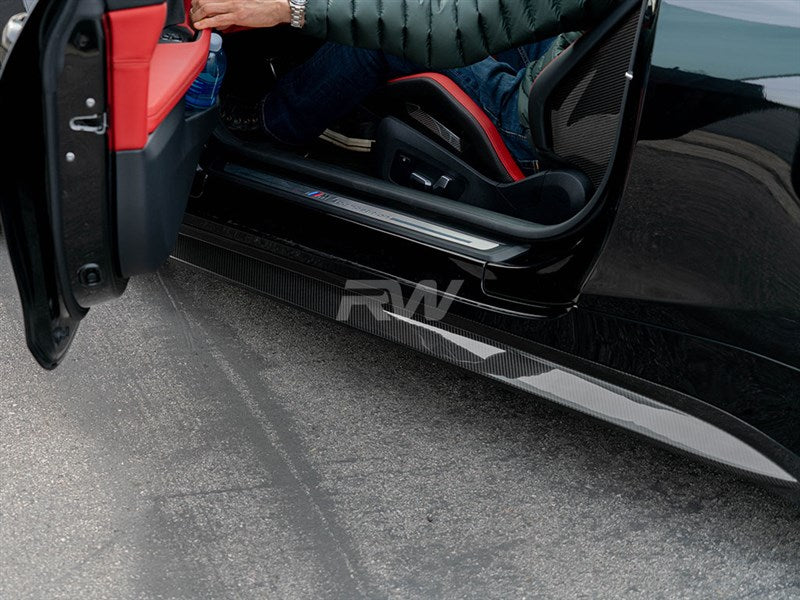 RW Carbon BMW G82/G83 M4 OEM Style Carbon Fiber Side Skirts-Exterior-Silicon Valley Bimmer