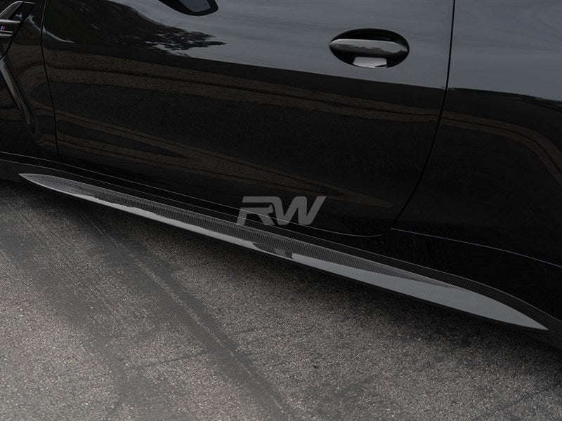 RW Carbon BMW G82/G83 M4 OEM Style Carbon Fiber Side Skirts-Exterior-Silicon Valley Bimmer