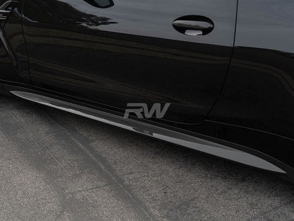 RW Carbon BMW G82/G83 M4 OEM Style Carbon Fiber Side Skirts-Exterior-Silicon Valley Bimmer