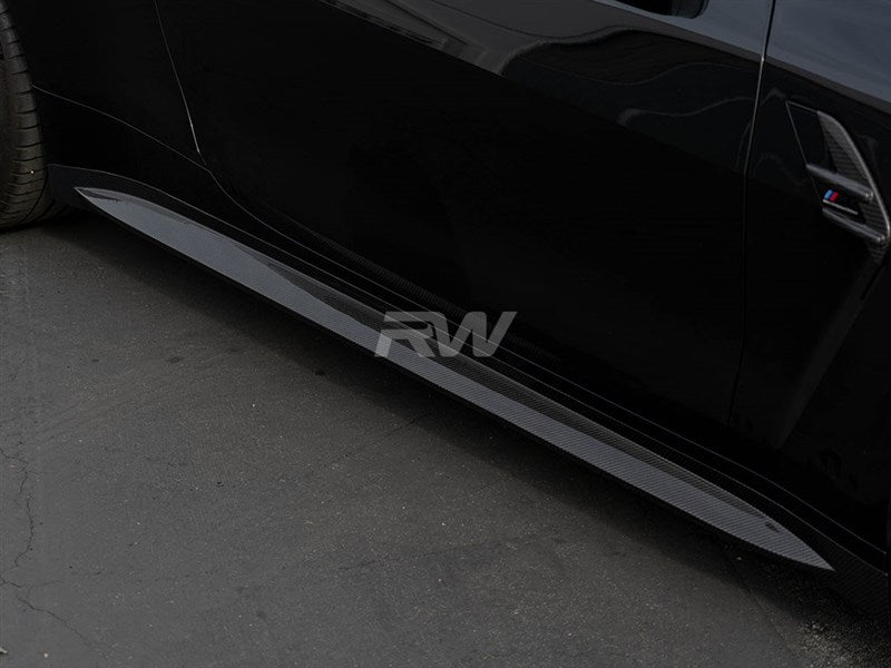 RW Carbon BMW G82/G83 M4 OEM Style Carbon Fiber Side Skirts-Exterior-Silicon Valley Bimmer