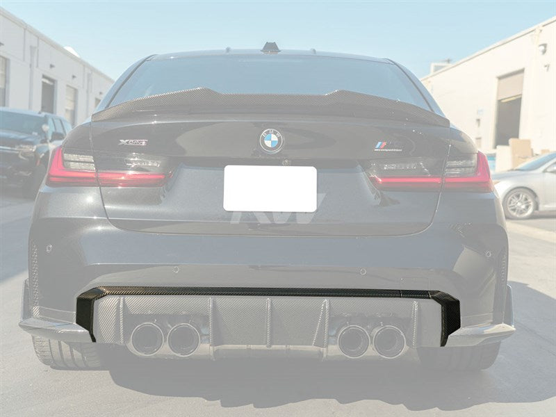 RW Carbon BMW G8X Carbon Fiber Diffuser Trim-Exterior-Silicon Valley Bimmer