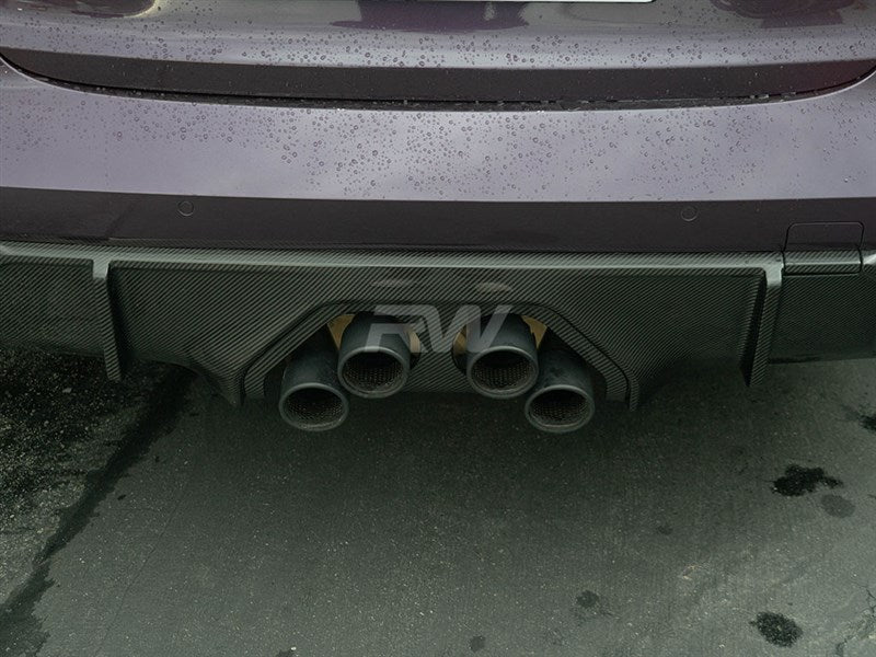 RW Carbon BMW G8X M3 M4 Performance Carbon Fiber Exhaust Cover-Exterior-Silicon Valley Bimmer