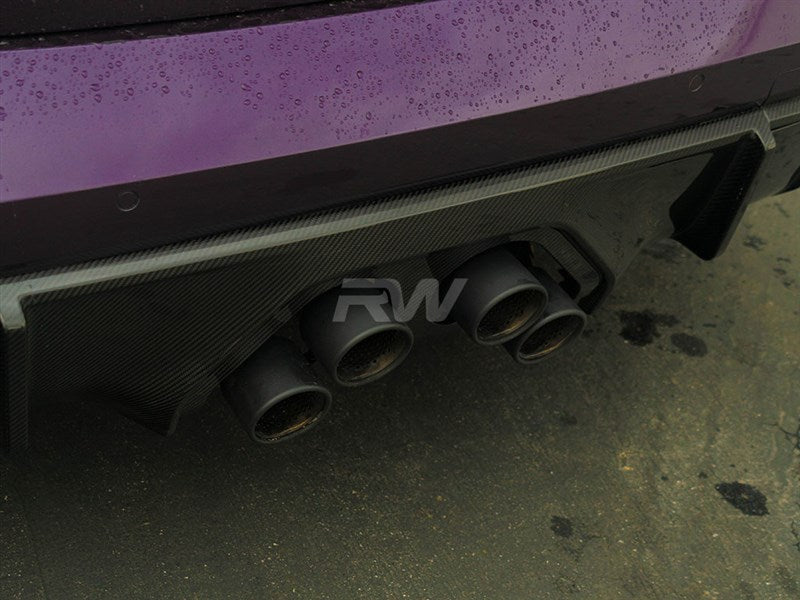 RW Carbon BMW G8X M3 M4 Performance Carbon Fiber Exhaust Cover-Exterior-Silicon Valley Bimmer