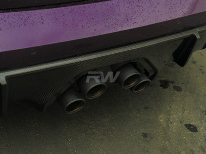 RW Carbon BMW G8X M3 M4 Performance Carbon Fiber Exhaust Cover-Exterior-Silicon Valley Bimmer