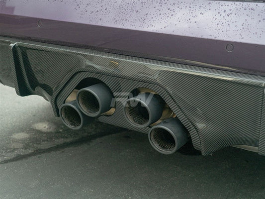 RW Carbon BMW G8X M3 M4 Performance Carbon Fiber Exhaust Cover-Exterior-Silicon Valley Bimmer
