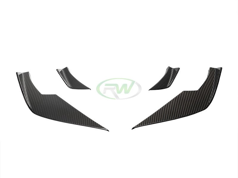 RW Carbon BMW G8X M3/M4 DTM Style Carbon Fiber Canards-Exterior-Silicon Valley Bimmer