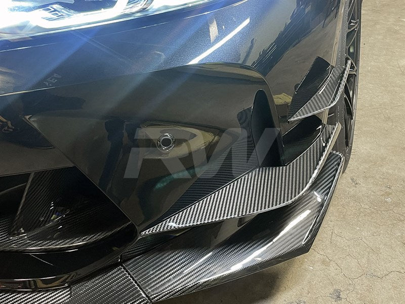 RW Carbon BMW G8X M3/M4 DTM Style Carbon Fiber Canards-Exterior-Silicon Valley Bimmer