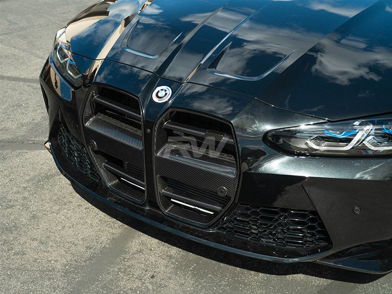 RW Carbon BMW G8X M3/M4 DTM Style Carbon Fiber Grille-Exterior-Silicon Valley Bimmer