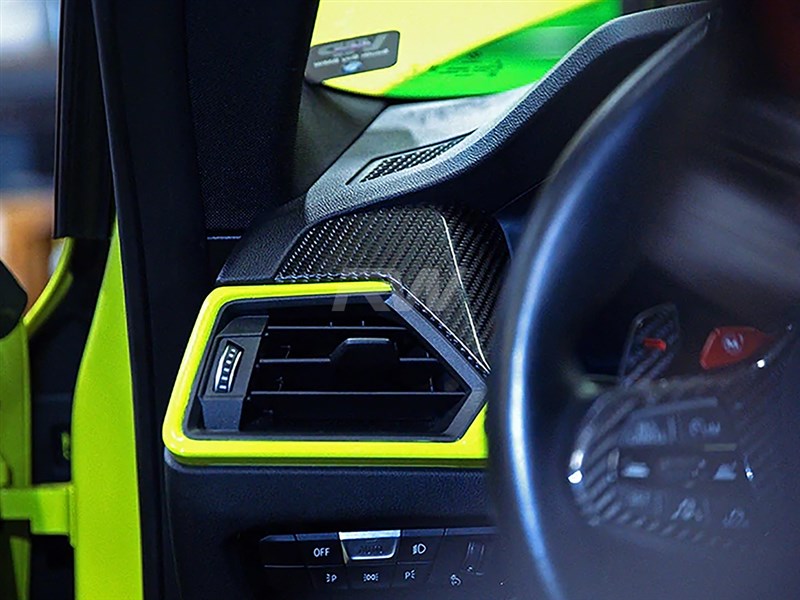 RW Carbon BMW G8X M3/M4 Full Carbon Fiber Air Vent Trim-Interior-Silicon Valley Bimmer