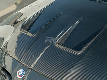 RW Carbon BMW G8X M3/M4 Full Carbon Fiber DTM Hood-Exterior-Silicon Valley Bimmer