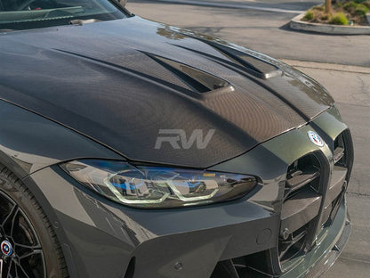 RW Carbon BMW G8X M3/M4 Full Carbon Fiber DTM Hood-Exterior-Silicon Valley Bimmer