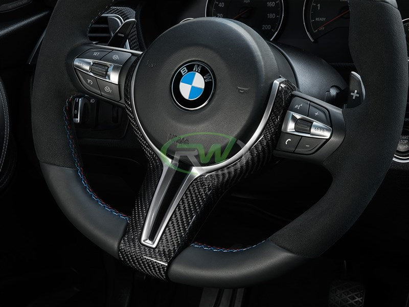 RW Carbon BMW M Carbon Fiber Steering Wheel Outer Trim-Interior-Silicon Valley Bimmer