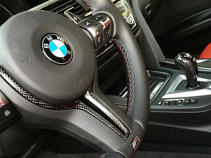 RW Carbon BMW M Inner Carbon Fiber Steering Wheel Trim-Interior-Silicon Valley Bimmer