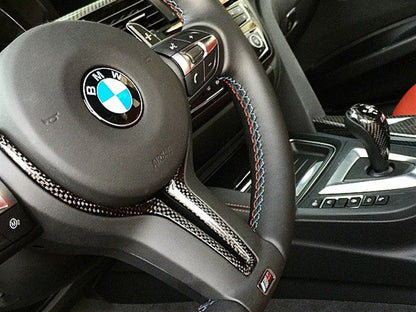 RW Carbon BMW M Inner Carbon Fiber Steering Wheel Trim-Interior-Silicon Valley Bimmer