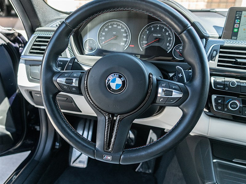 RW Carbon BMW M Inner Carbon Fiber Steering Wheel Trim-Interior-Silicon Valley Bimmer