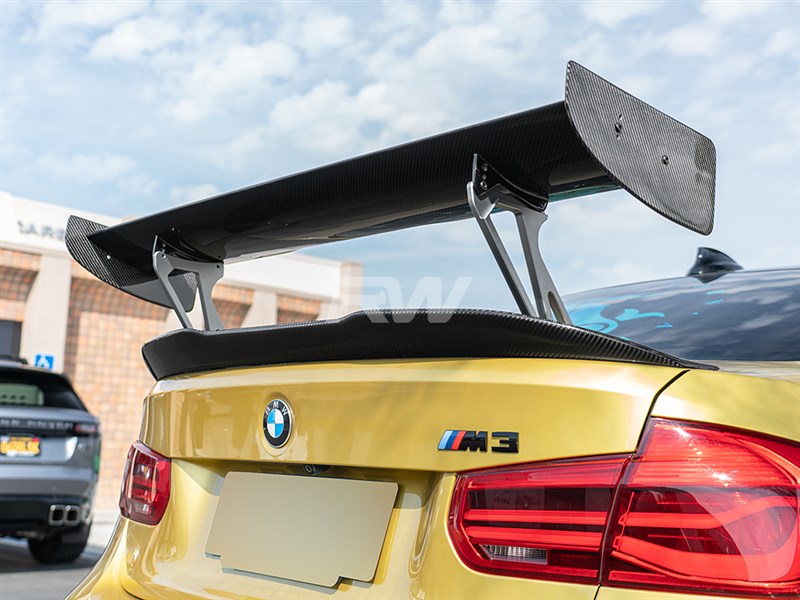 RW Carbon BMW M2/M3/M4 GTS Style Carbon Fiber Wing-Exterior-Silicon Valley Bimmer