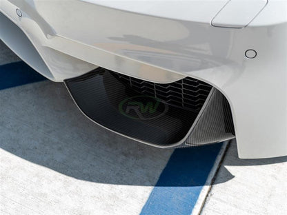 RW Carbon BMW M3/M4 Full Carbon Fiber Perf Style Splitters-Exterior-Silicon Valley Bimmer