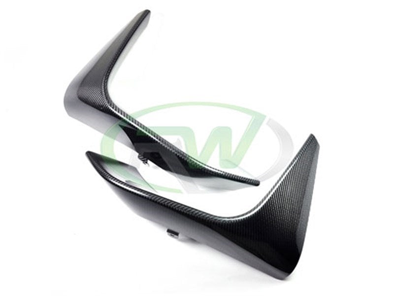 RW Carbon BMW M3/M4 Full Carbon Fiber Perf Style Splitters-Exterior-Silicon Valley Bimmer