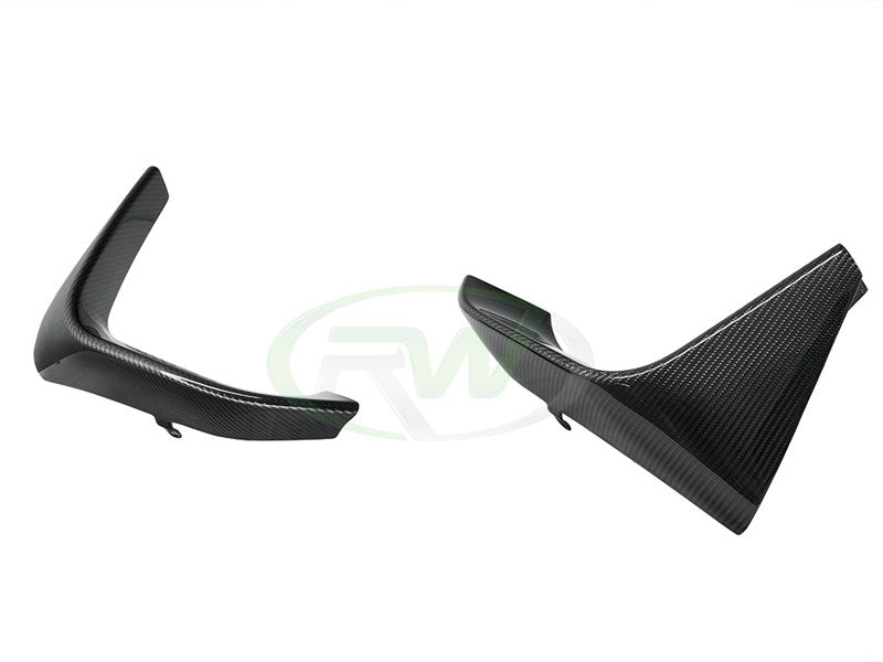 RW Carbon BMW M3/M4 Full Carbon Fiber Perf Style Splitters-Exterior-Silicon Valley Bimmer