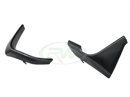 RW Carbon BMW M3/M4 Full Carbon Fiber Perf Style Splitters-Exterior-Silicon Valley Bimmer